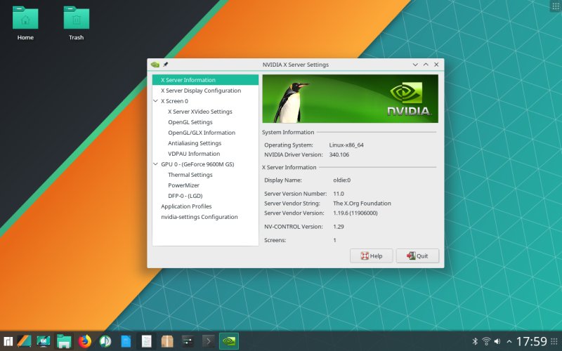 Driver nvidia online linux