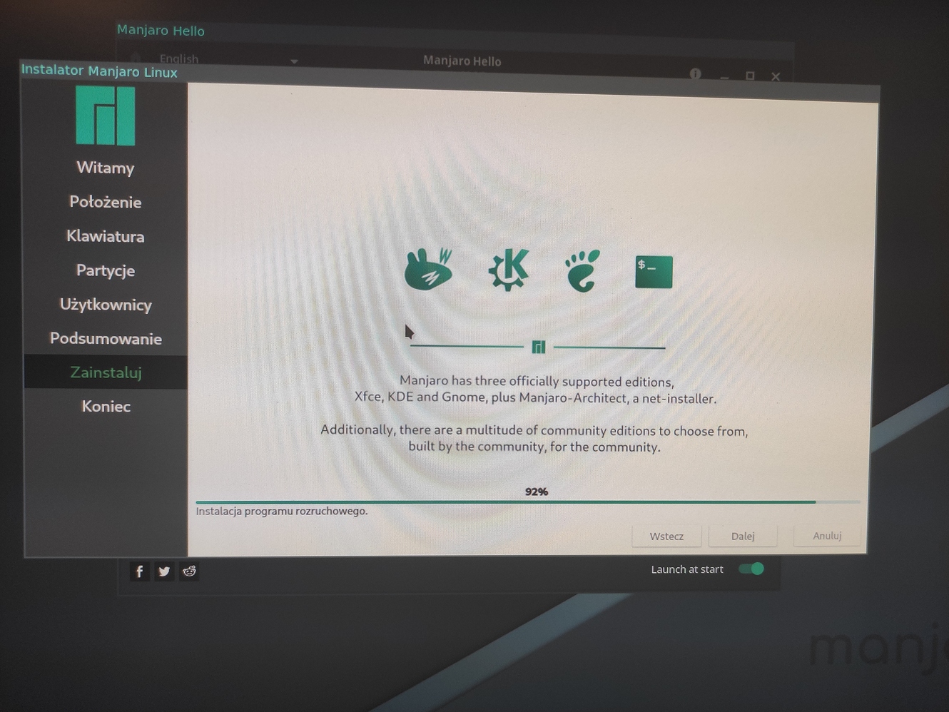 Manjaro uefi не грузится