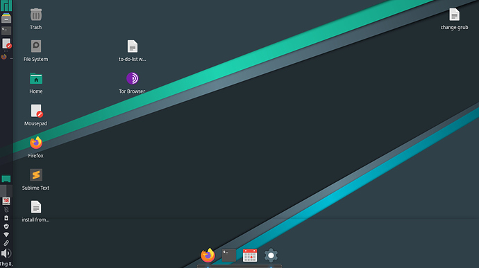 dock affects part of the screen
