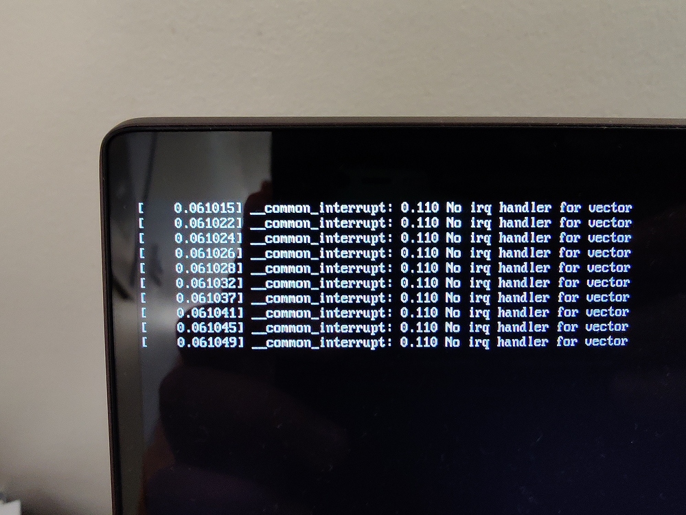 No irq handler for vector в чем проблема linux ubuntu