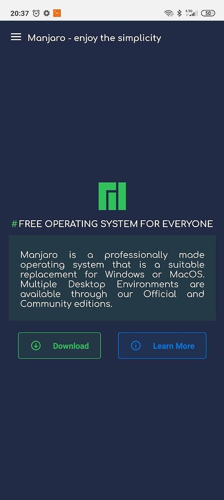 Как установить manjaro на android