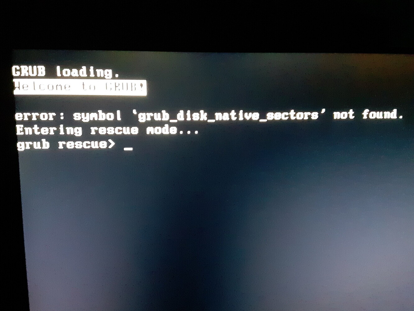 grub installation failed kali linux install usb