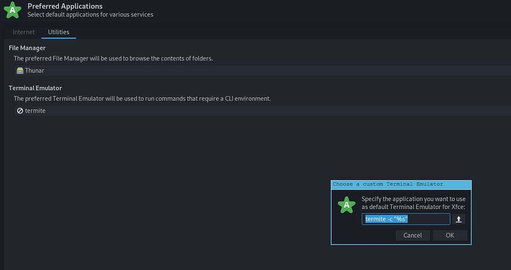 Desktop applications running in terminal in Manjaro Sway Technical