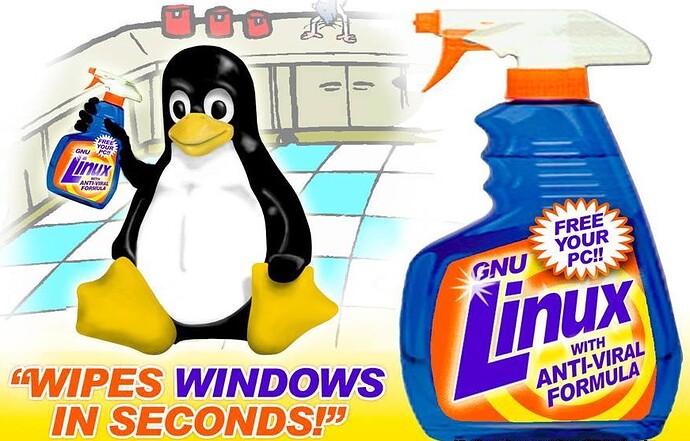Linux Wipes Windows in Seconds