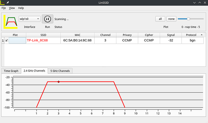 screen wifi linssid 24