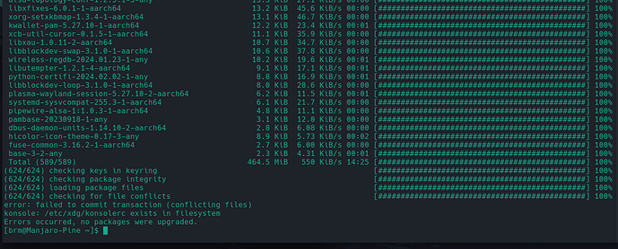 Manjaro-Upgrade