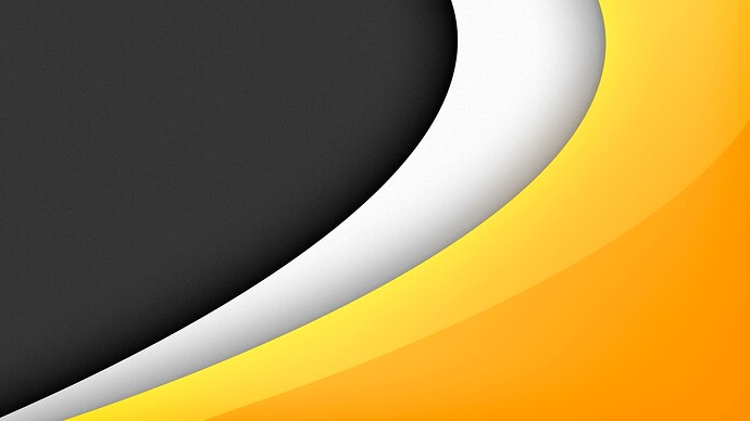 Material Design - Grey to Yellow Curves 2.5K