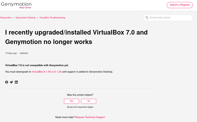Screenshot 2022-11-13 at 11-55-14 I recently upgraded_installed VirtualBox 7.0 and Genymotion no longer works