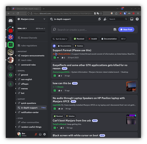 Discord in firefox infinite loading - Software & Applications - Manjaro ...