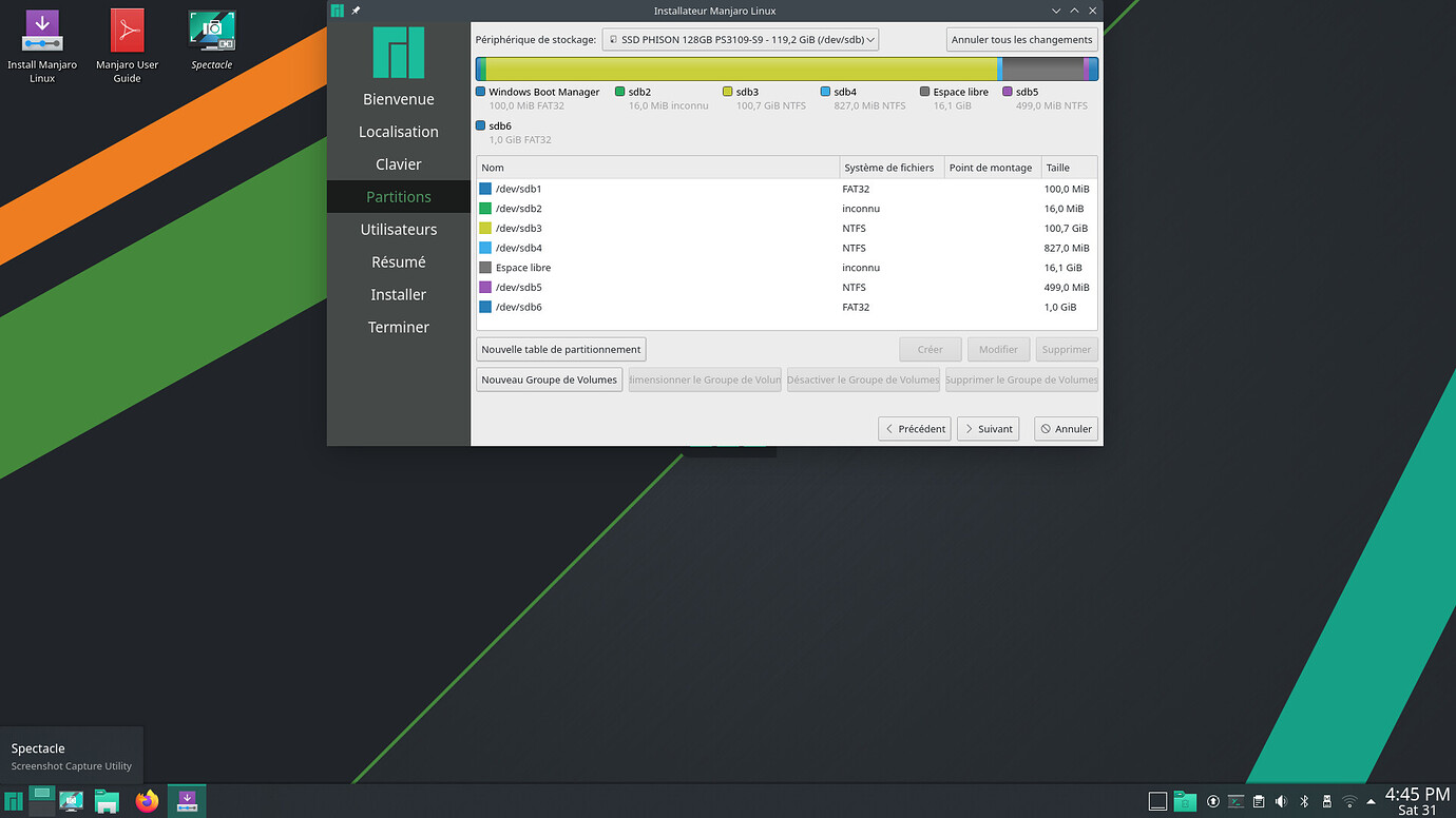 Manjaro uefi не грузится