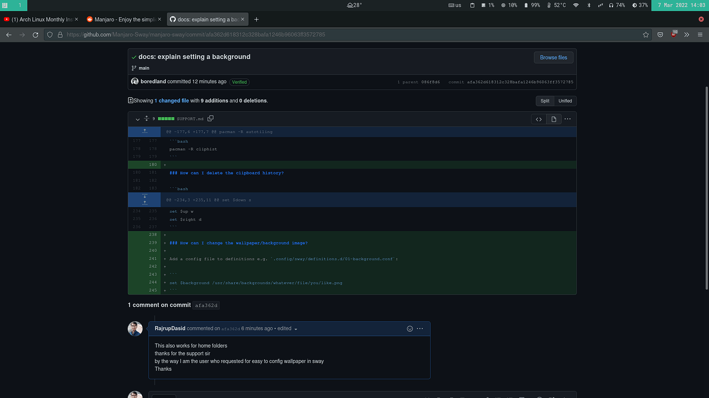 Sway proper way to change wallpaper? Sway Manjaro Linux Forum