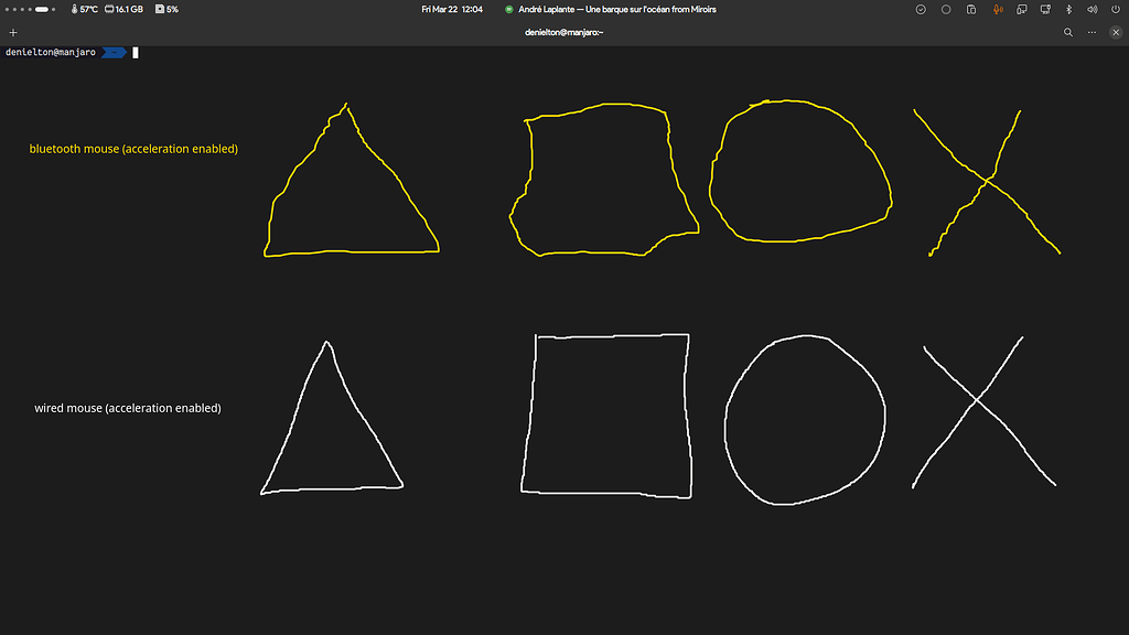 Shaking cursor on a bluetooth mouse Support Manjaro Linux Forum