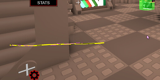 A recreation of how the artifacting looks like