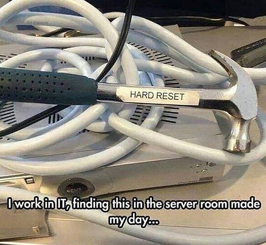 Hard Reset Hammer