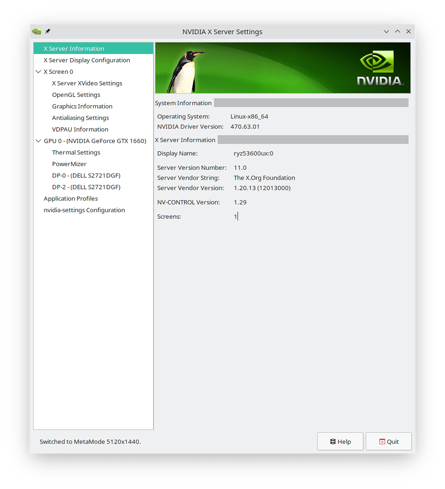 Manjaro 21.1.0 KDE nvidia gpu with dual monitor setup second monitor