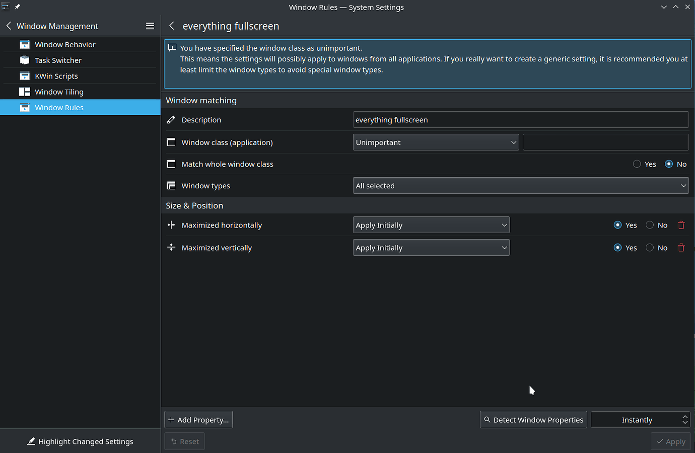 Maximize When Open And Make Smaller The Task Manager Kde Plasma