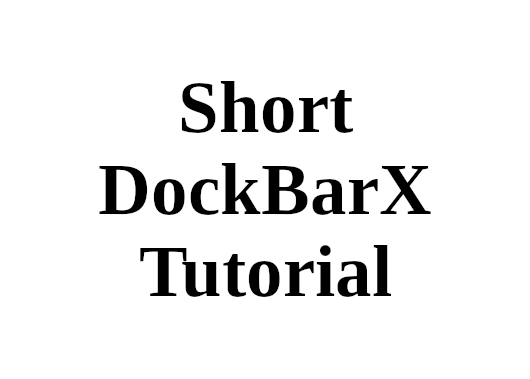 DockBarX