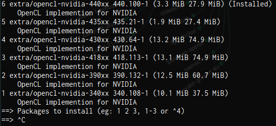 Opencl 2025 nvidia linux