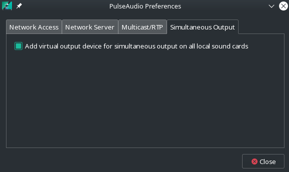 simultaneous audio output