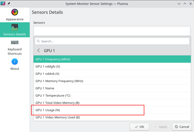 manjaro temperature monitor