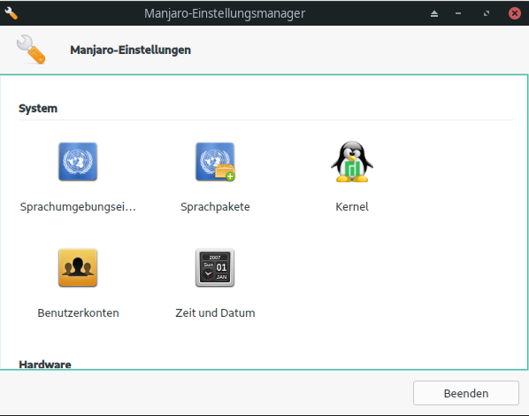 Manjaro-Settings-manager-0