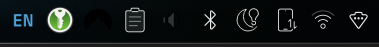 Volume icon not using dark mode