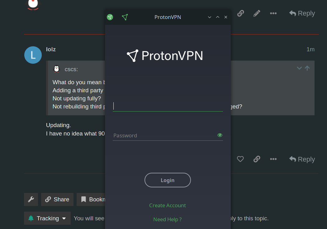 Proton vpn stopped working - #19 by lolz - AUR - Manjaro Linux Forum