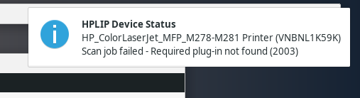 Problem-2022-01-08-hp-device-status-plugin-fehlt