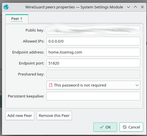 Wireguard Peer