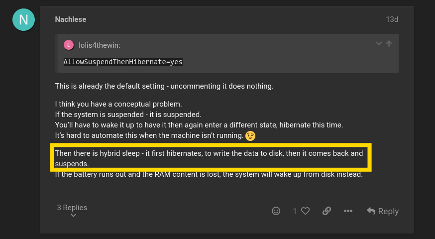 Hybrid Sleep Vs Suspend Then Hibernate